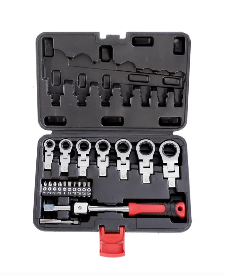 20pcs Detachable Ratchet Wrench Set