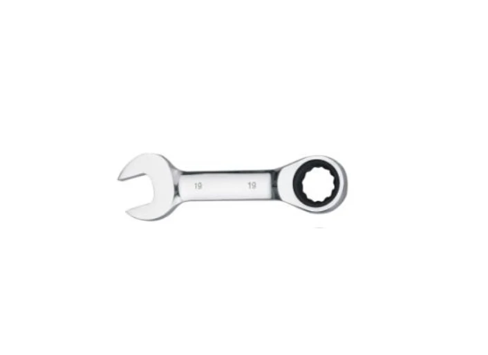 Stubby Combination Ratchet Wrench